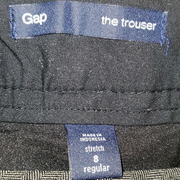 Gap gray Stretch Baggy Wide Leg Wool Trousers Size 8 Regular - Picture 6 of 7